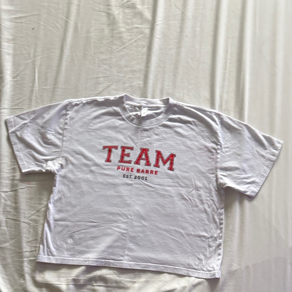 Pure Barre Team Cropped Shirt